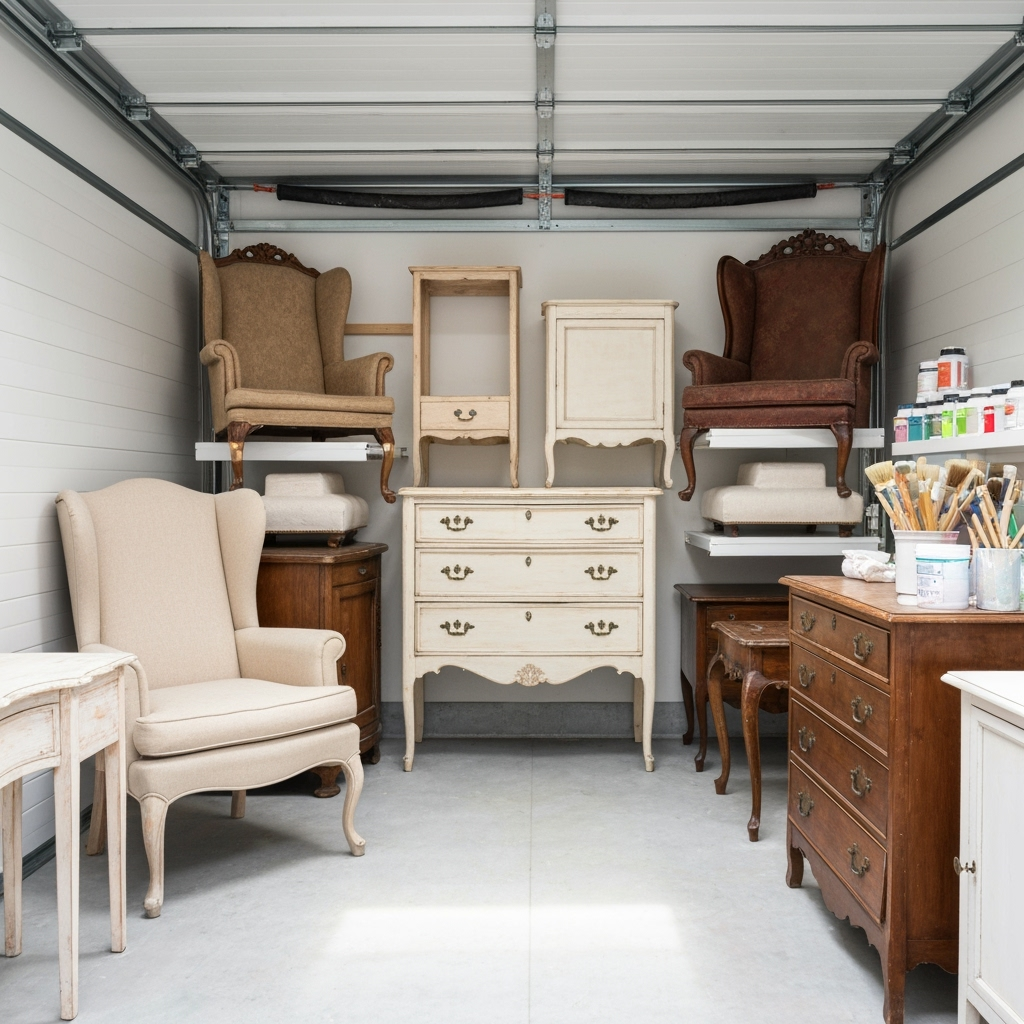 Furniture Flipping Success: Storage Unit Tips for Your Restoration Business