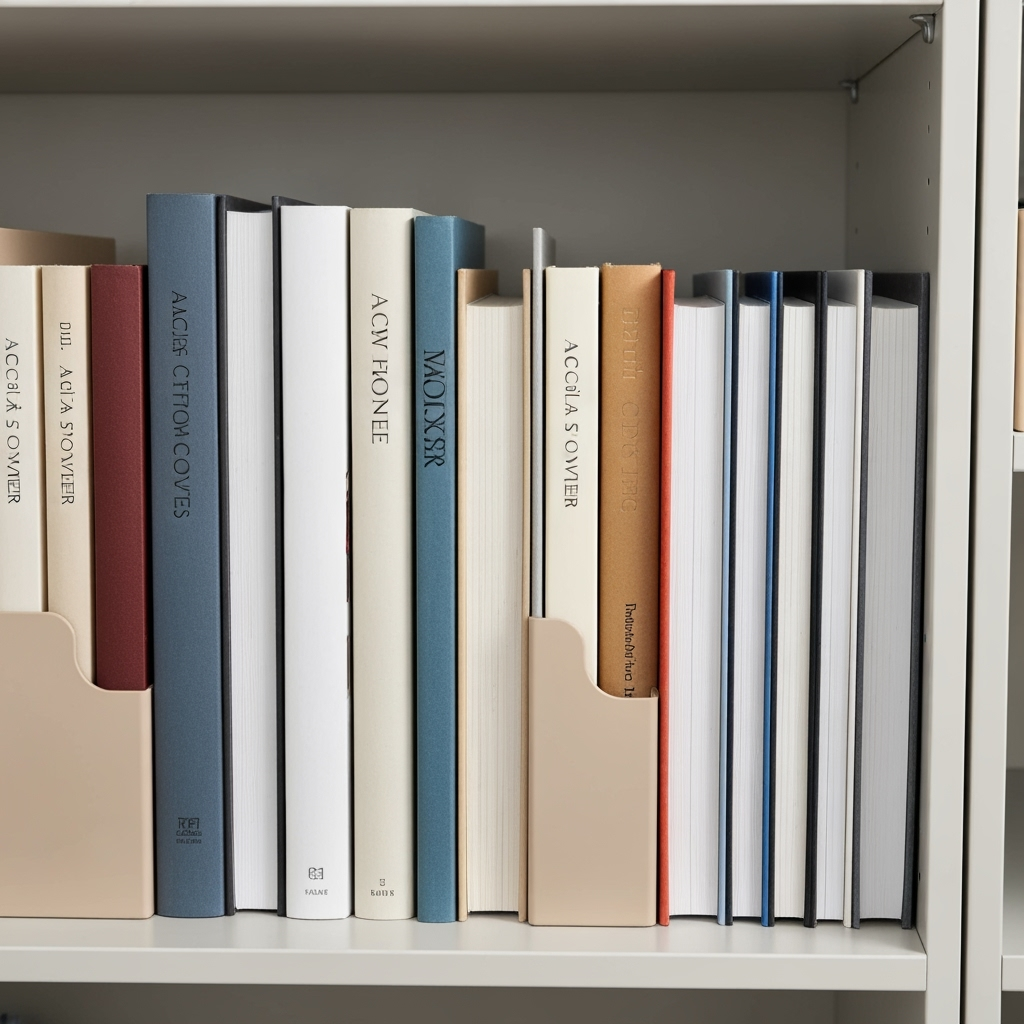Proper book storage techniques with protective materials