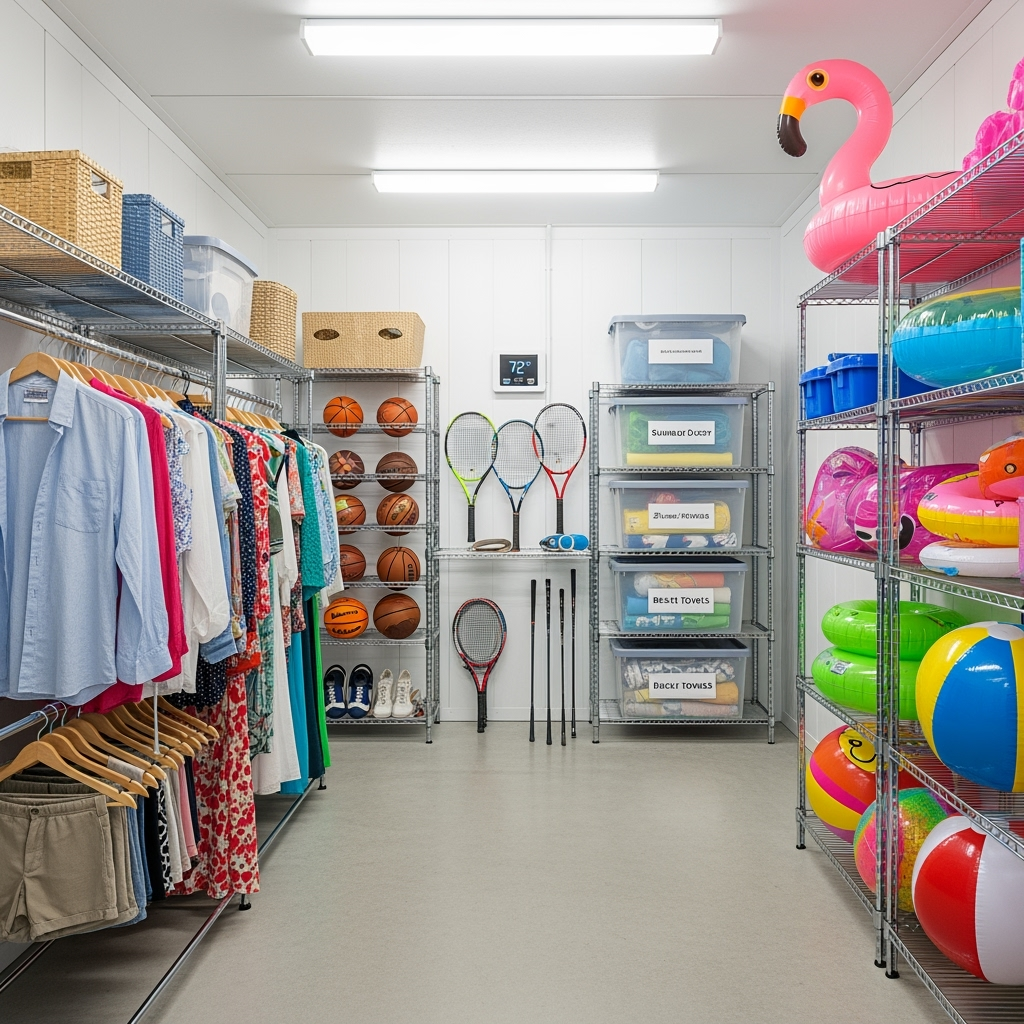 Summer Organization Success: Climate-Controlled Storage Solutions for Family Fun