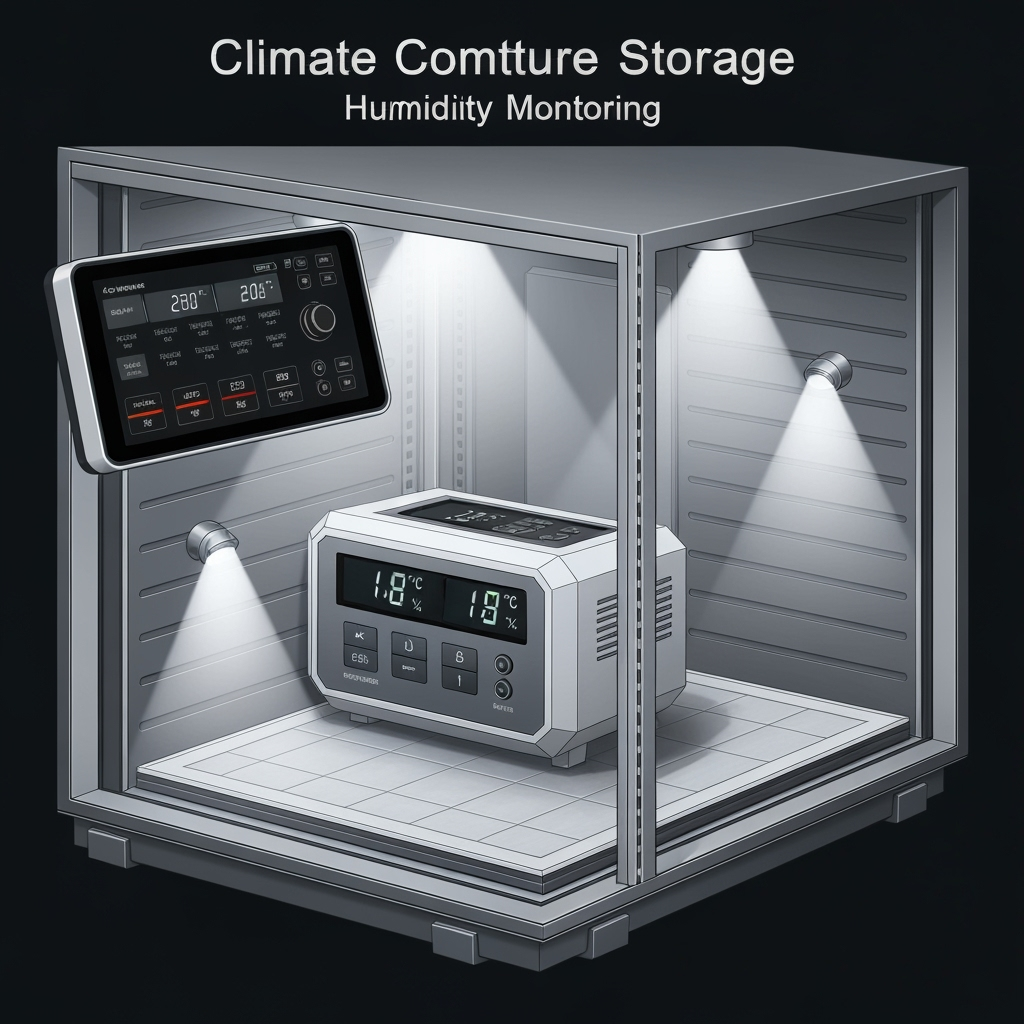 Climate control settings and monitoring equipment