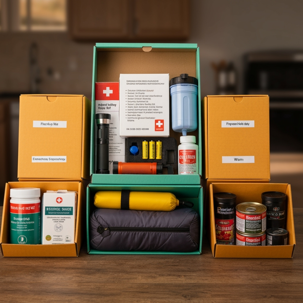 Emergency storage essentials and documentation