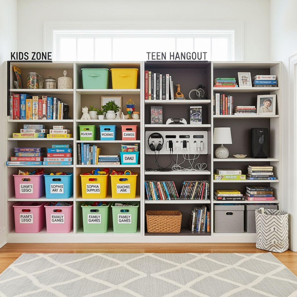 Organized storage solutions for multiple generations