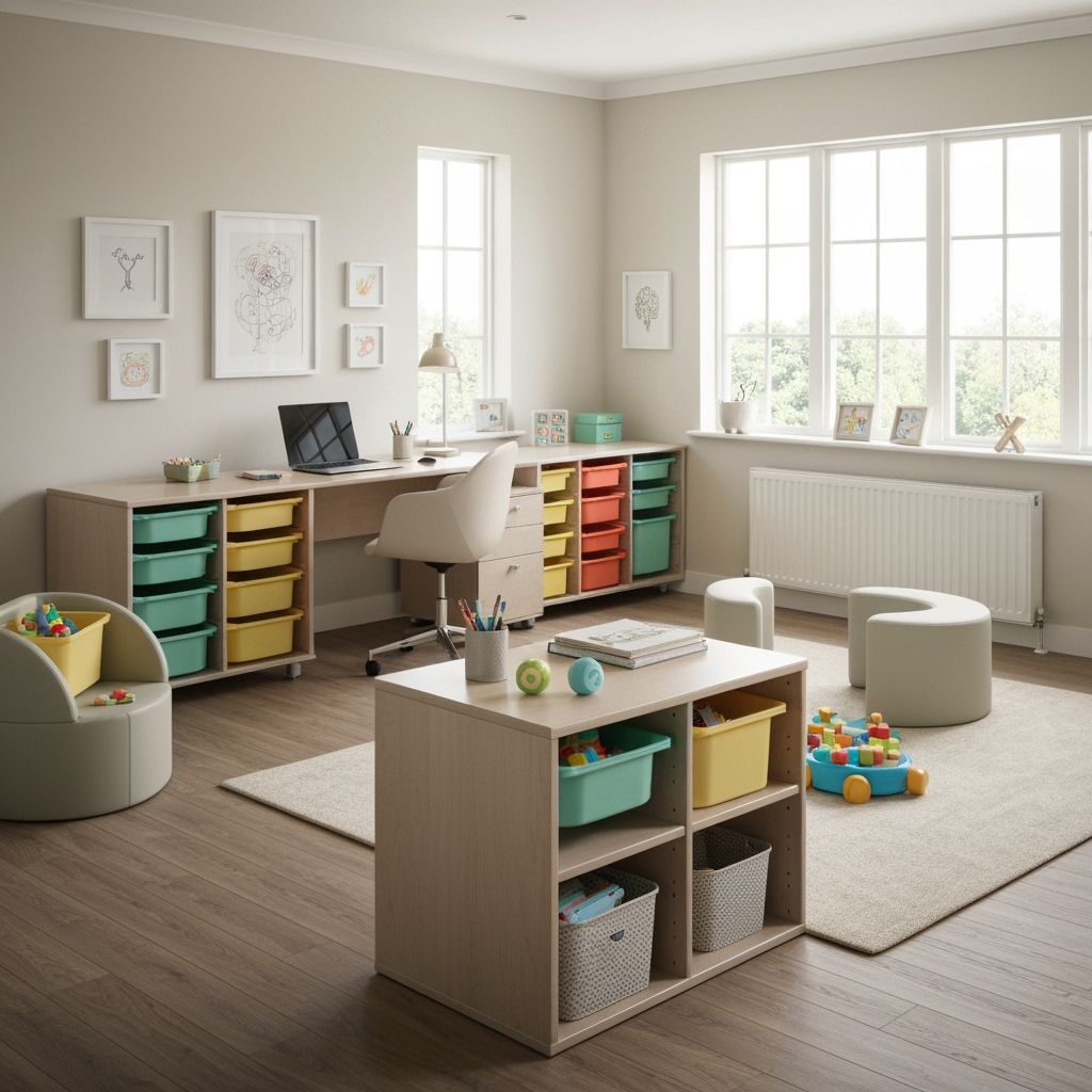 Work and Play: Creating a Child-Friendly Home Office with Effective Storage Solutions
