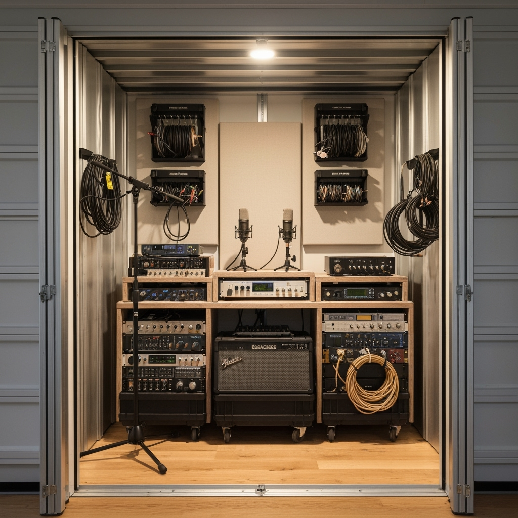 Home Recording Studio Storage: Protecting Your Audio Investment with Climate-Controlled Solutions