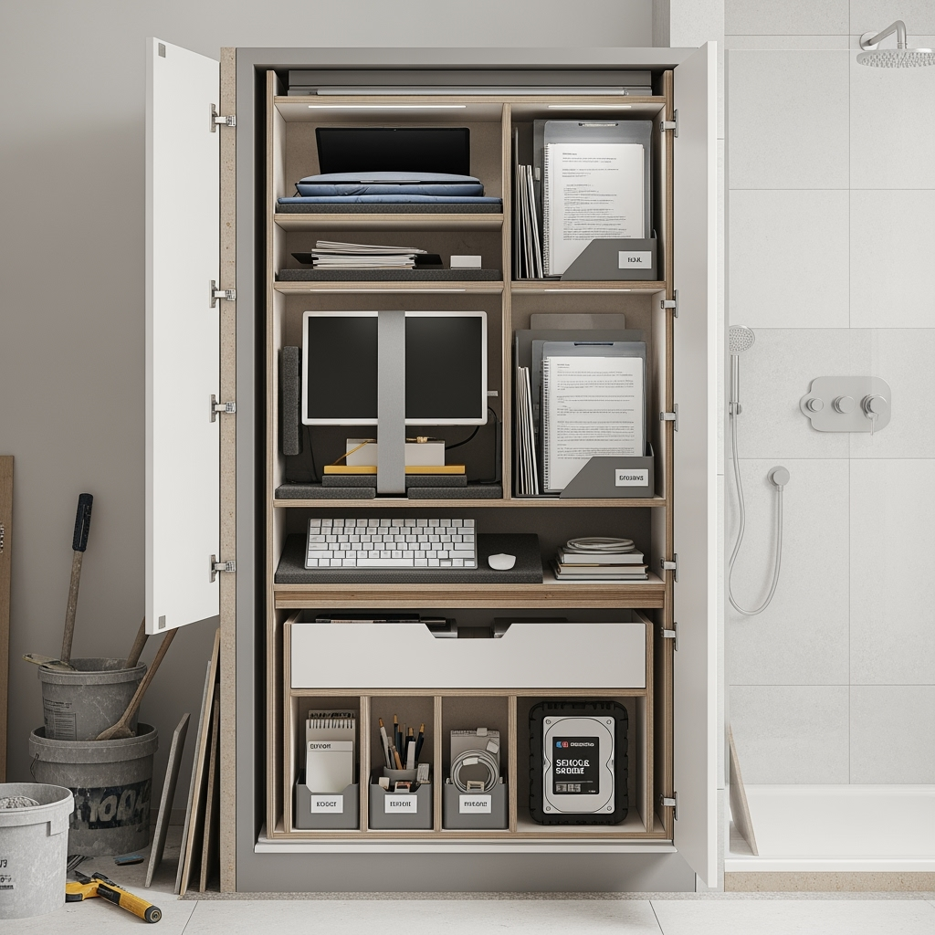 Smart storage solutions for office equipment protection