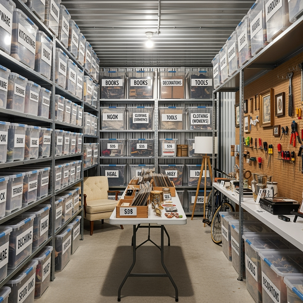 Garage Sale Success: Smart Storage Unit Organization Tips for Maximum Profits