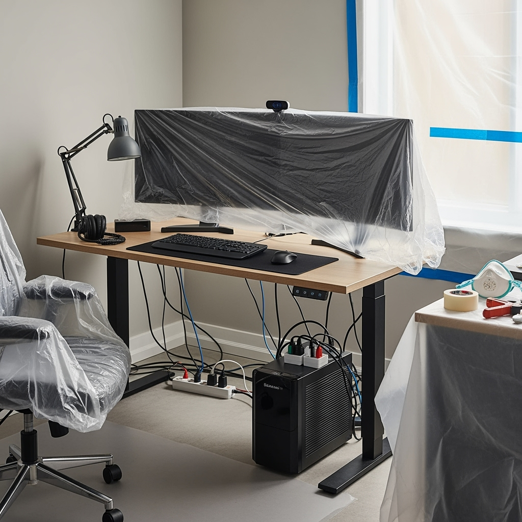 Power Protection Paradise: Essential Guide to Remote Work Equipment Safety During Bathroom Renovation
