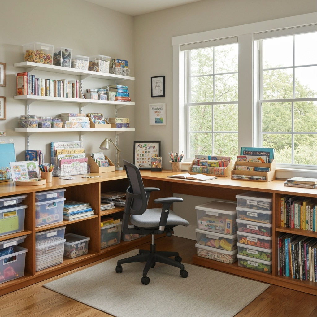 Homeschool Storage Success: Creating an Organized Learning Space at Home
