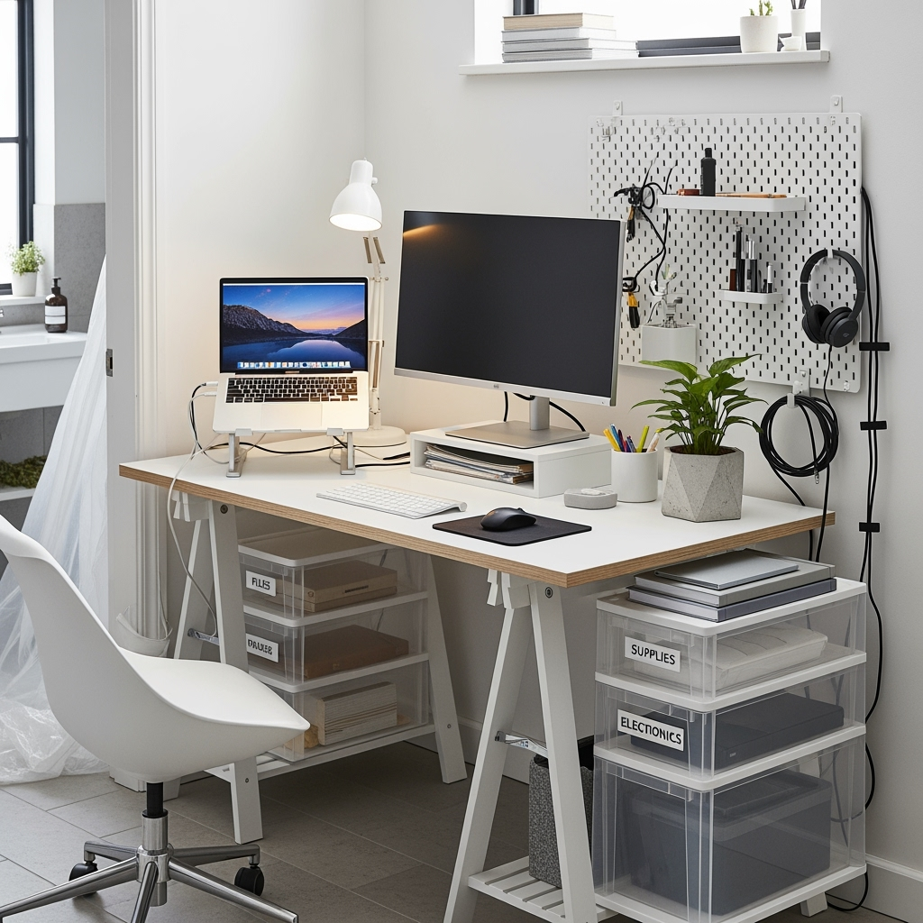 Smart Office Integration: Managing Workspace During Bathroom Renovation