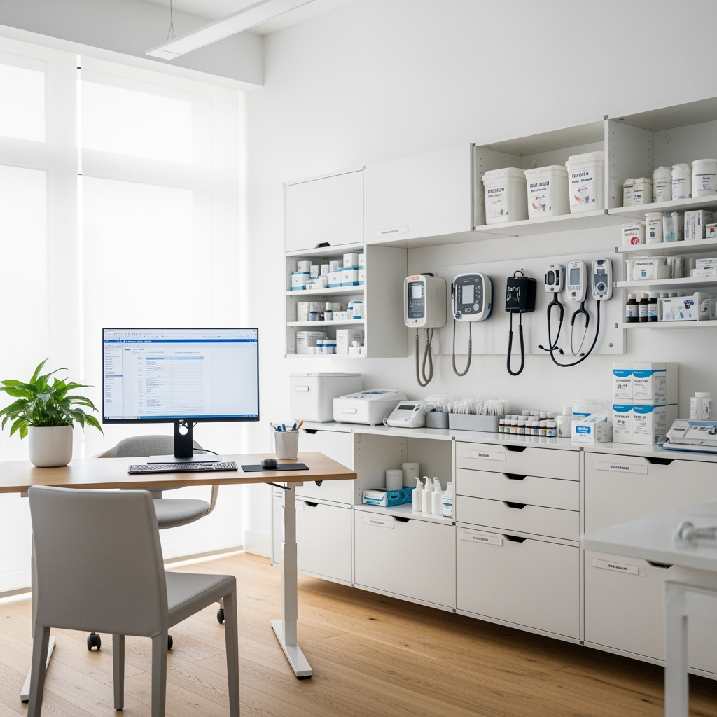 Medical Professional’s Guide to Home Office Equipment Storage: Protecting Your Healthcare Investment