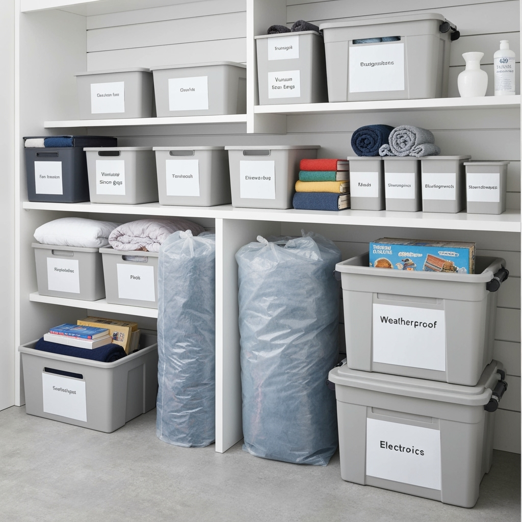 Organized storage solutions for international students