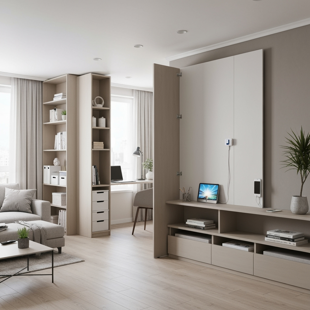 Innovative storage solutions for shared living spaces