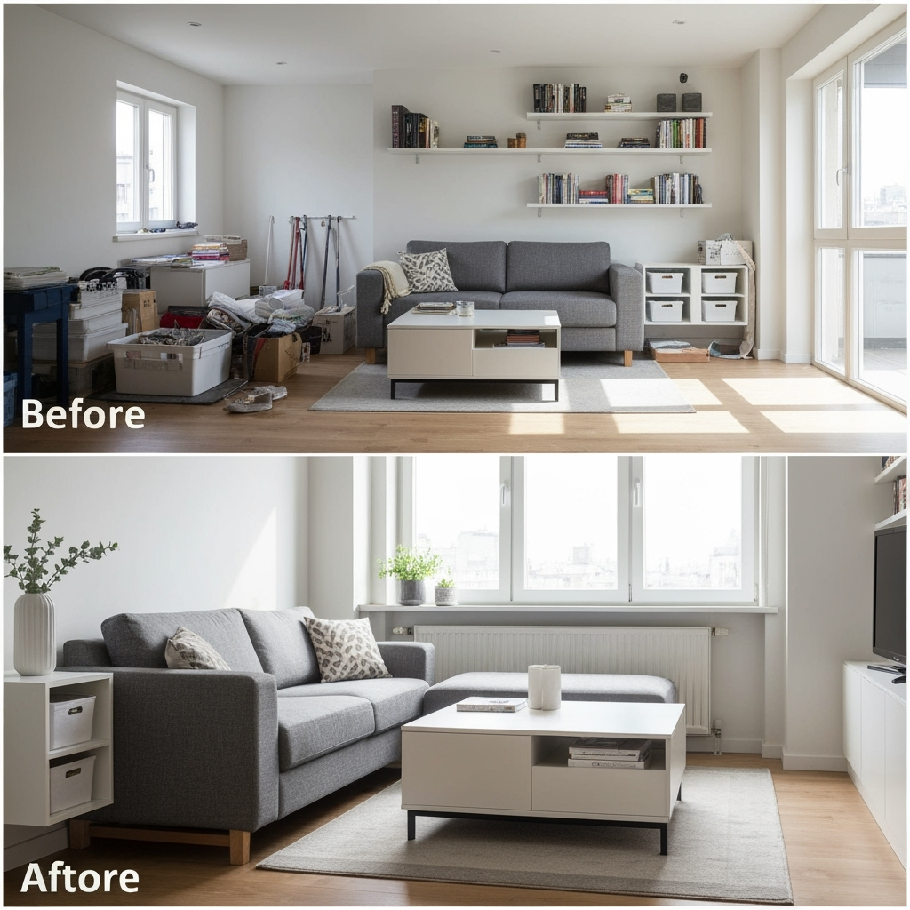 Smart Apartment Living: The Essential Guide to Decluttering Without Sacrificing Your Essentials