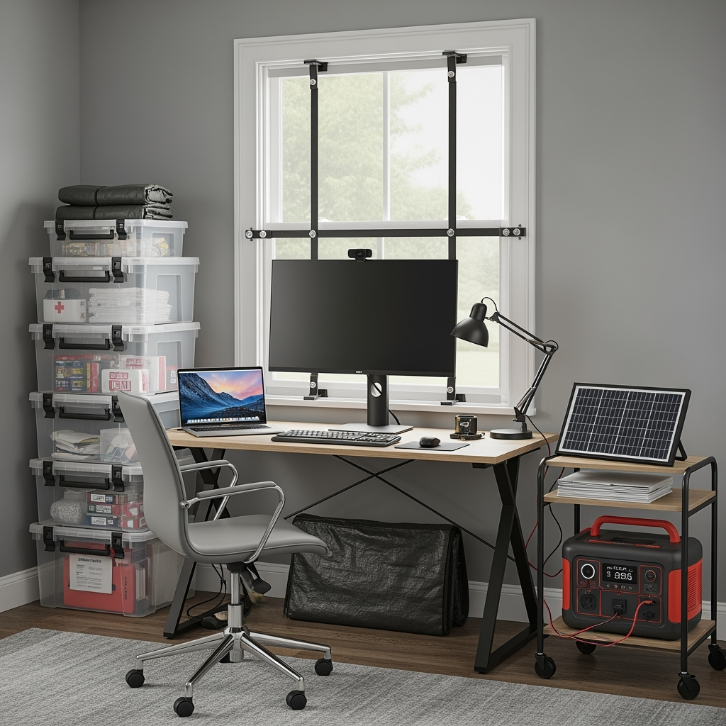 Hurricane-Ready Home Office: Essential Storage Guide for Remote Workers in Storm Zones
