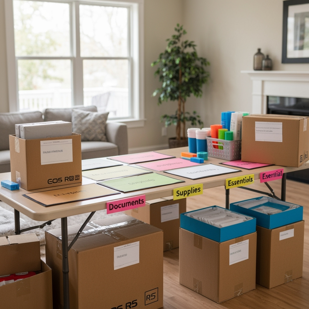 Moving Day Command Center: How to Set Up a Temporary Storage Hub for Efficient Relocation