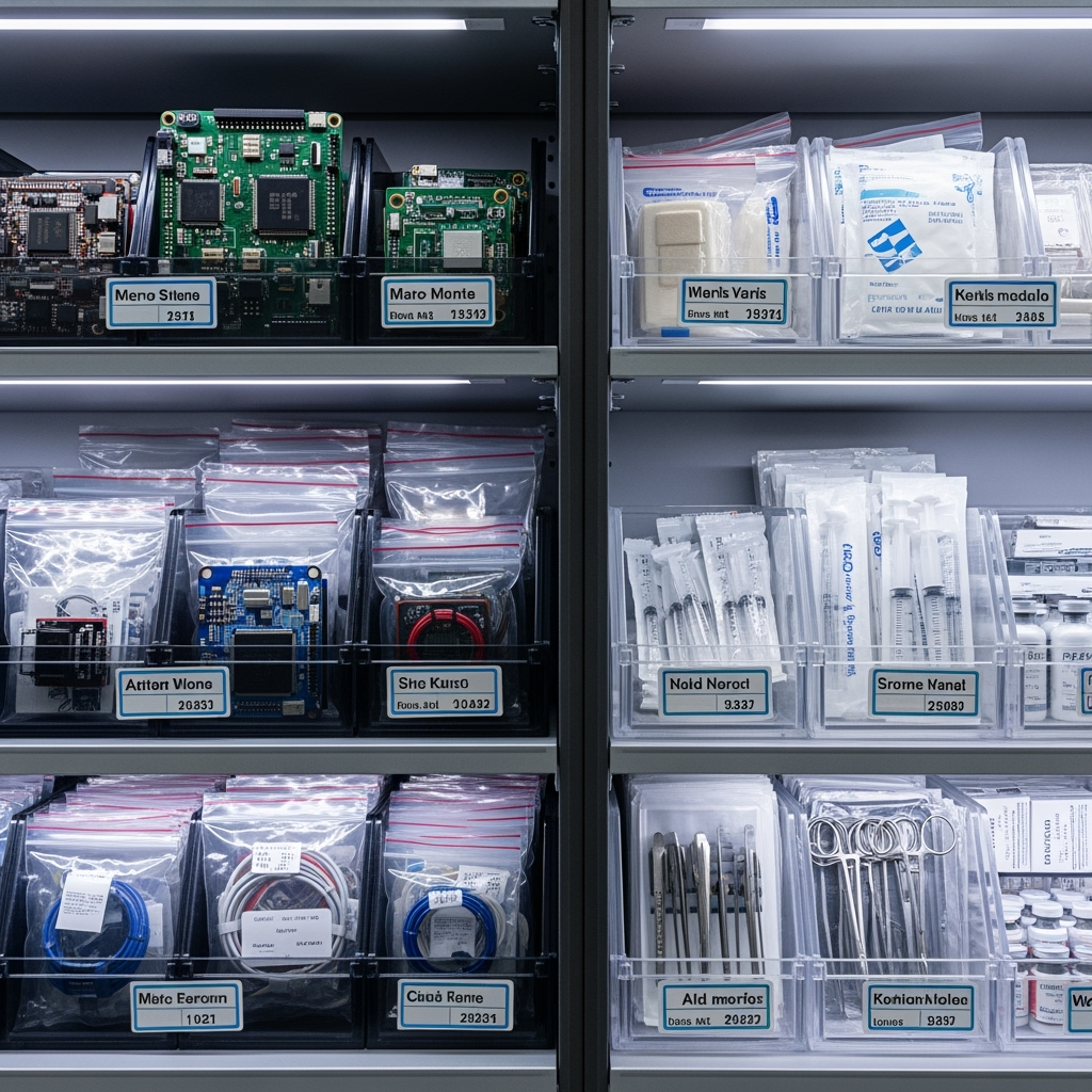 Detailed storage organization system for sensitive items
