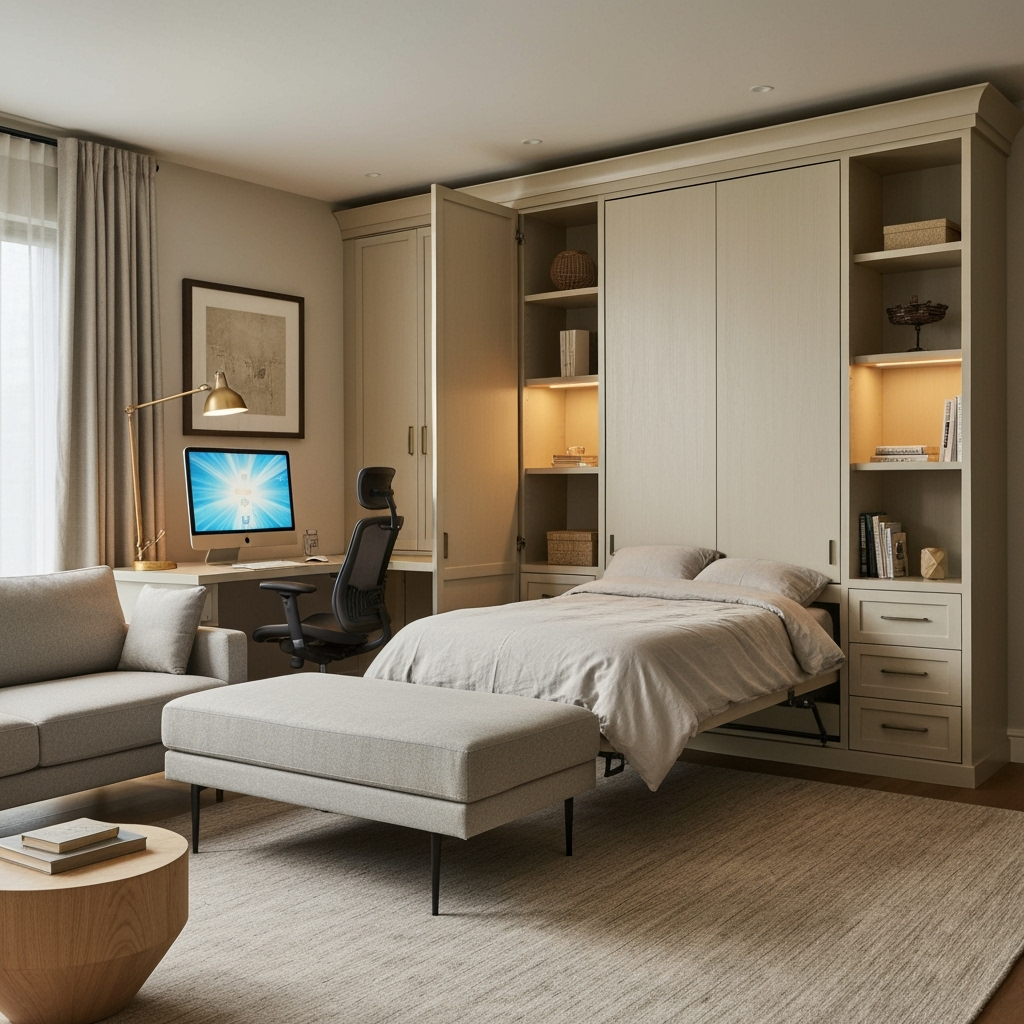Dual-Purpose Perfection: Creating a Guest Room Home Office with Smart Storage Solutions