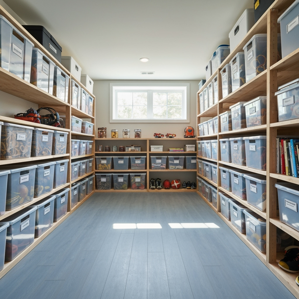 Basement Storage Organization: Making the Most of Below-Ground Space