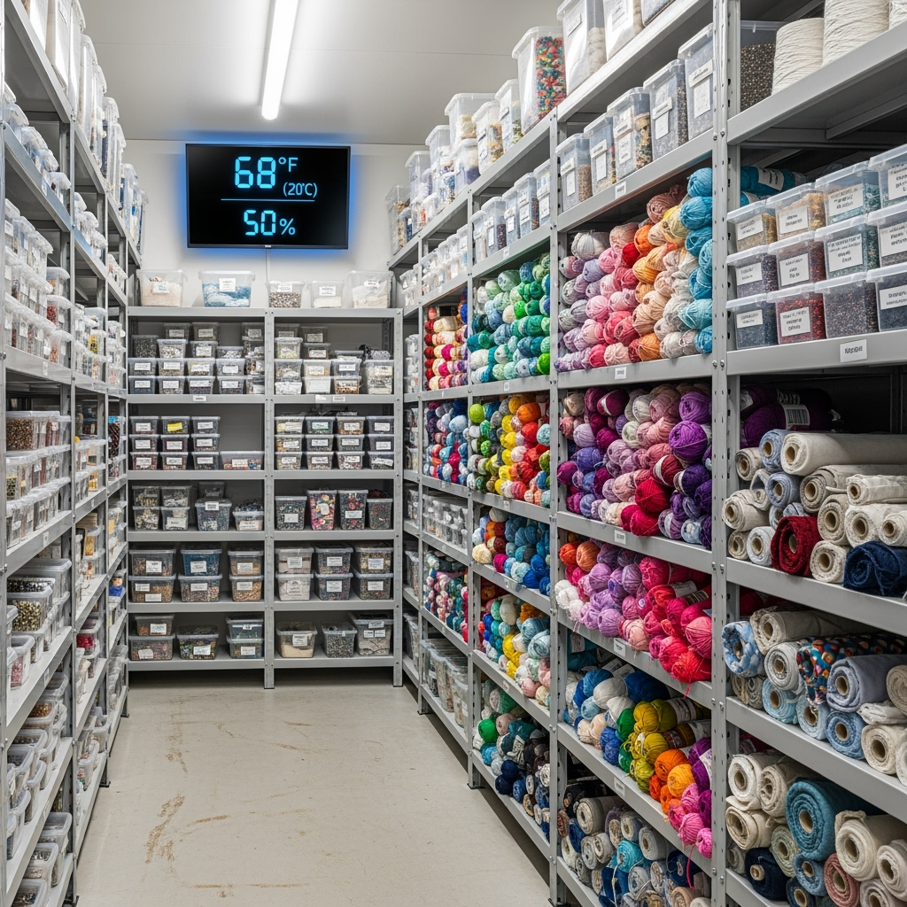 Textile Treasures: A Crafter’s Guide to Climate-Controlled Storage for Yarn and Fabric