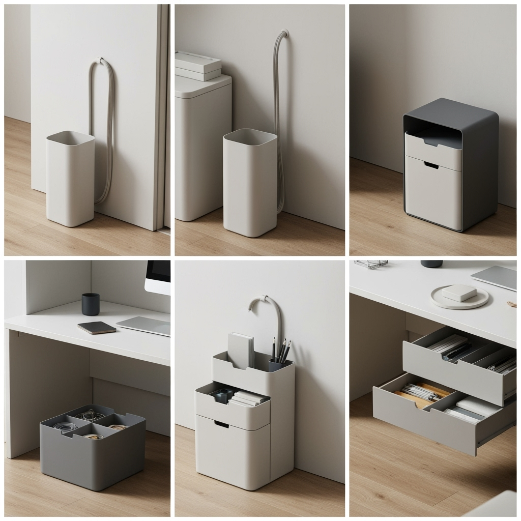 Innovative storage solutions for separating work and personal items