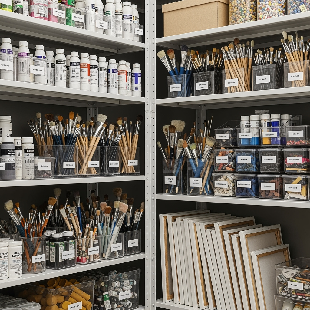 Smart Storage Solutions for Mixed Media Artists: A Complete Guide to Protecting Your Creative Materials