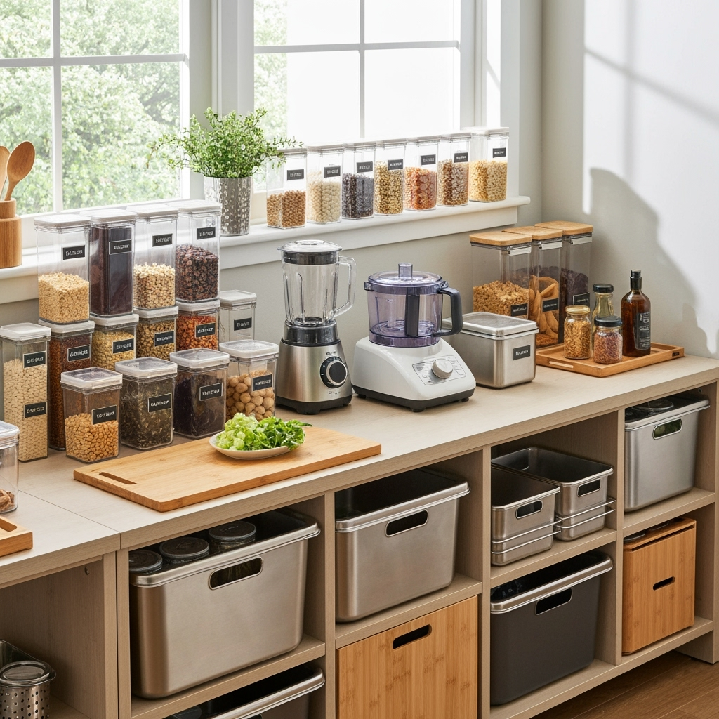 Meal Prep Master Plan: Smart Food Storage Solutions During Kitchen Renovation