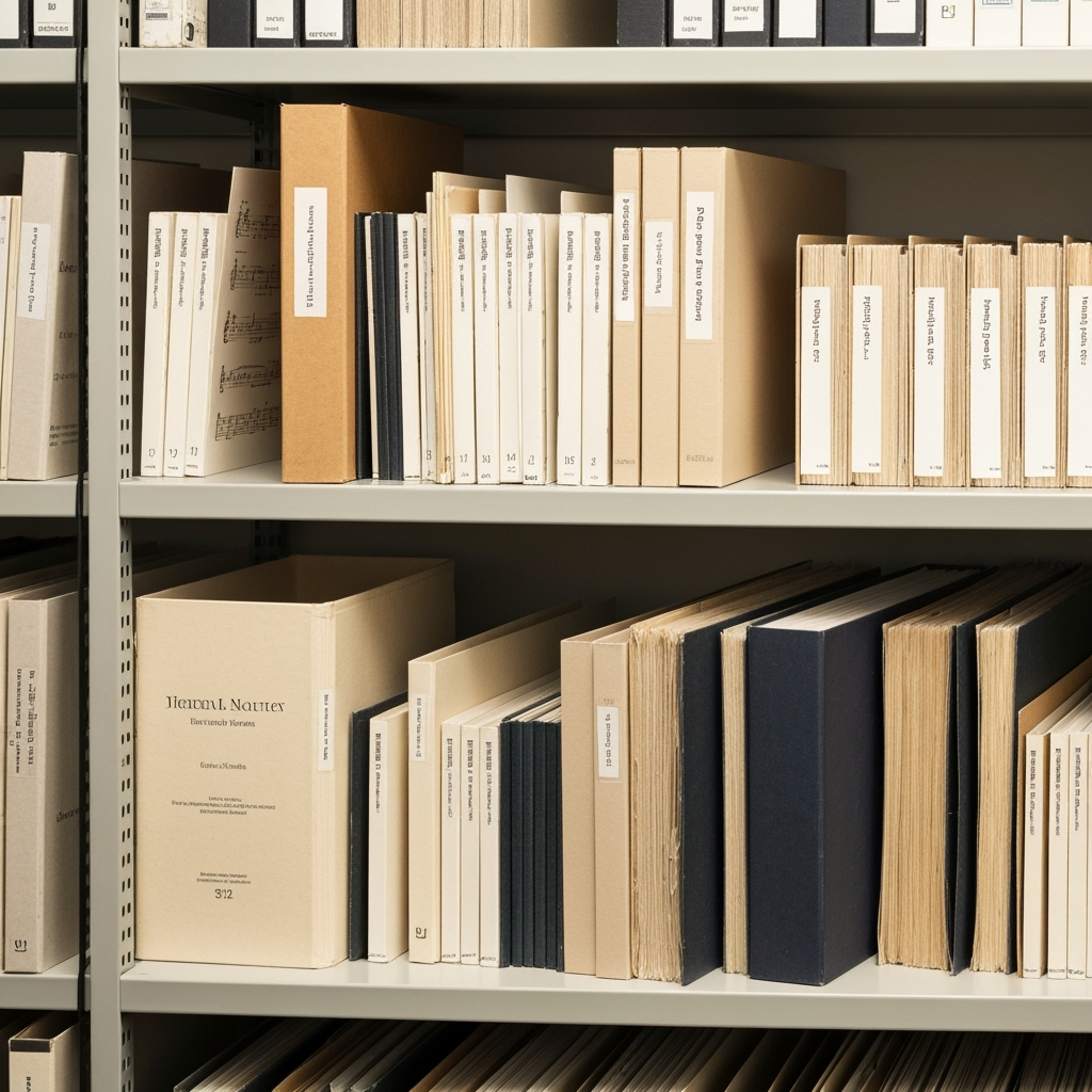 Musical Score Preservation: Climate-Controlled Storage for Sheet Music Collections
