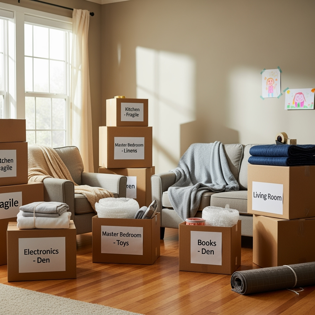 Room-by-Room Decluttering Guide: A Family’s Path to Stress-Free Moving