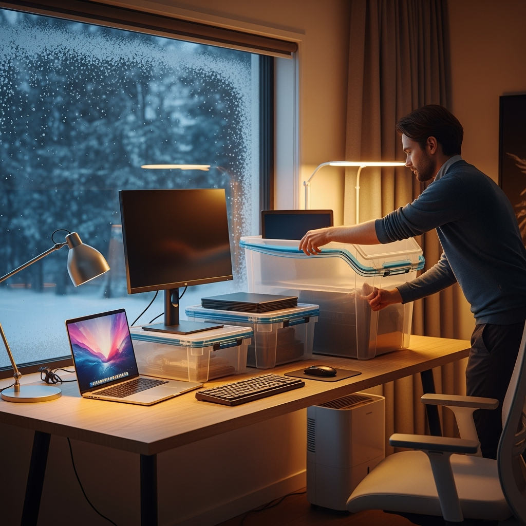 Winter Storage Success: A Remote Worker’s Guide to Relocating Your Home Office