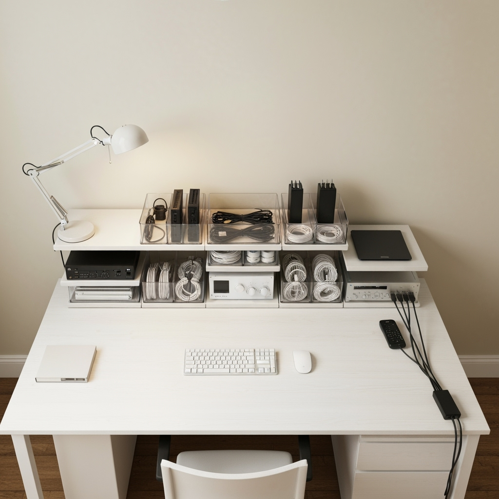 Remote Work Tech Hub: Creating a Professional Equipment Storage System