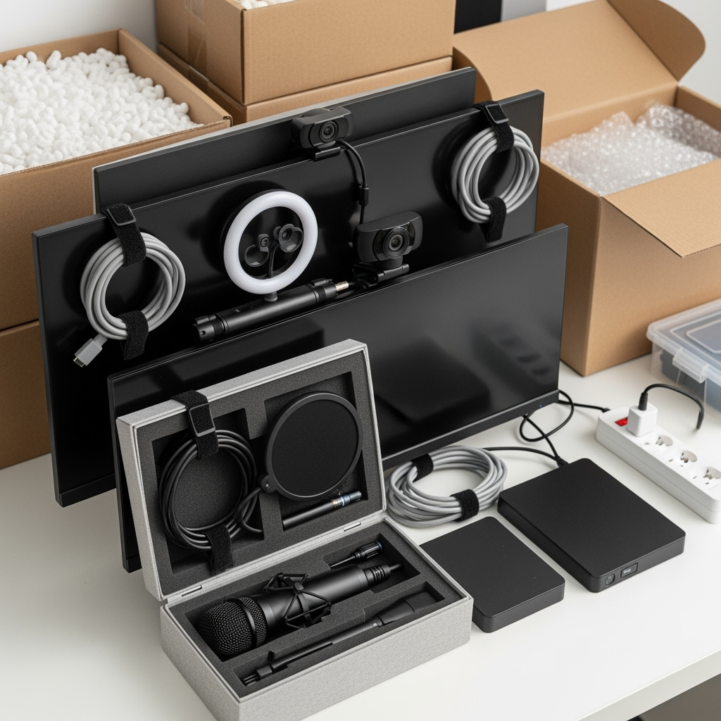 Video Conferencing Storage Solutions: Protecting Your Professional Setup During Home Renovation