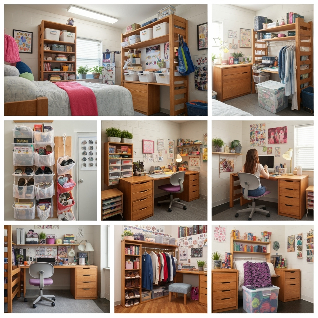Organized storage solutions for college students