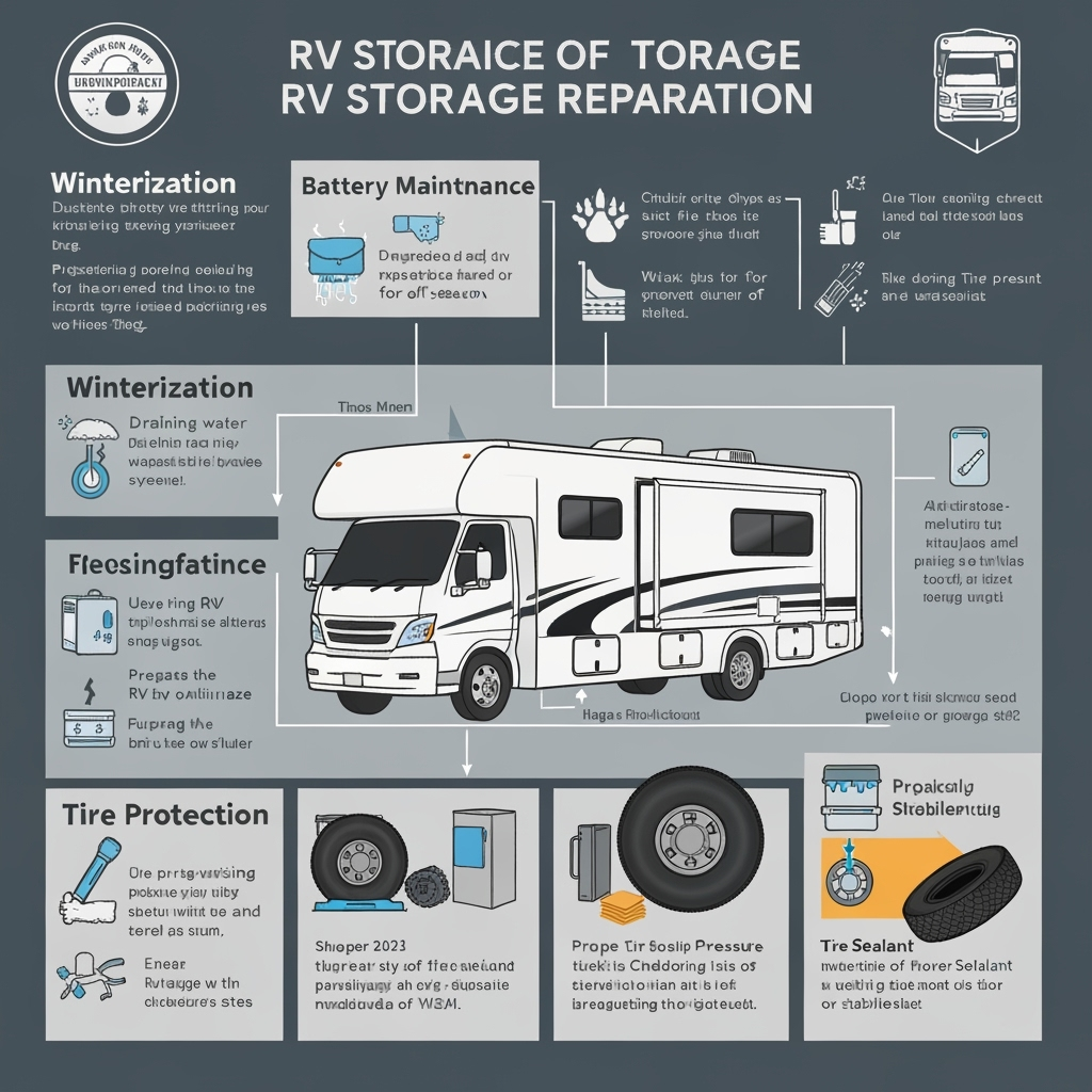 RV storage preparation diagram