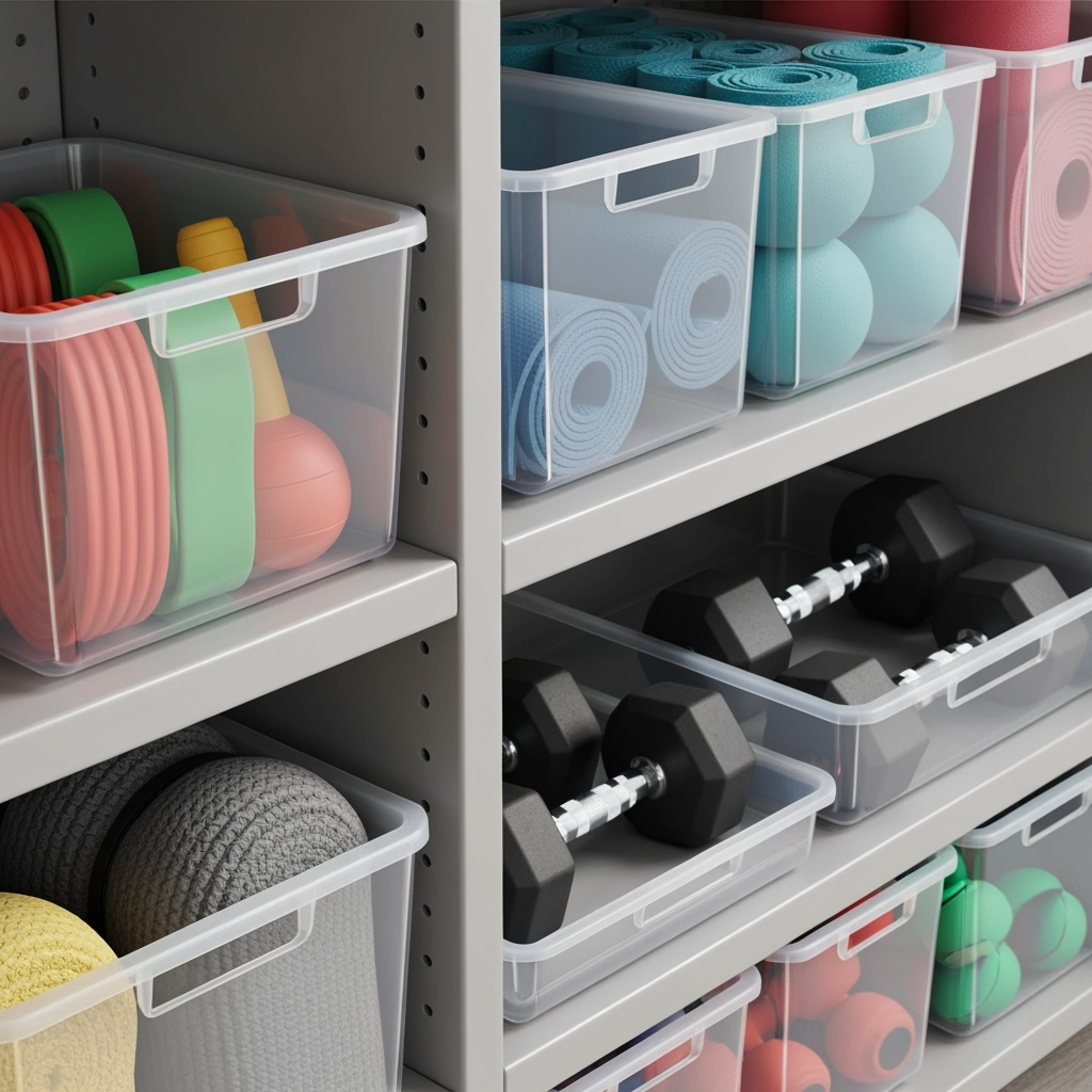 Innovative storage solutions for fitness equipment