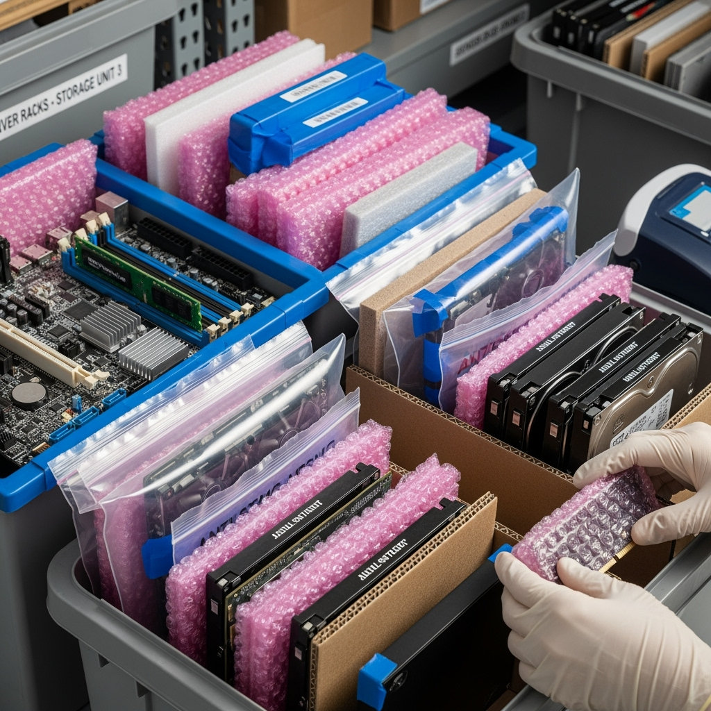 Tech-Smart Storage: Protecting Your Remote Work Equipment During Bathroom Renovation