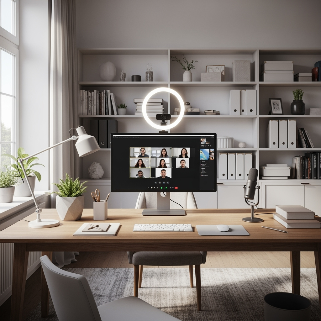 Virtual Meeting Victory: Creating a Professional Video Conference Space in Your Home