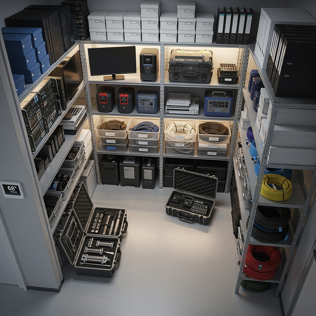 Power-Smart Storage: Your Complete Guide to Tech Equipment Safety During Bathroom Renovation
