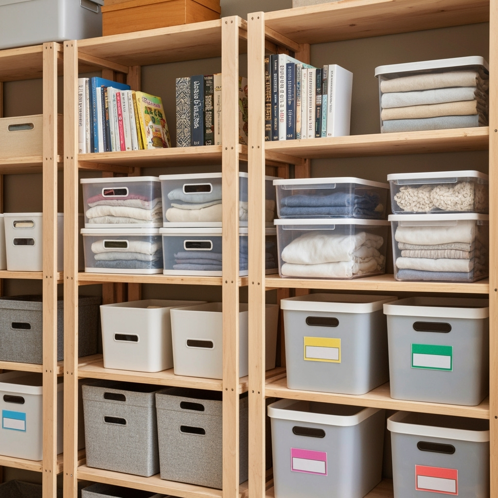 Organized storage solutions for senior living transitions
