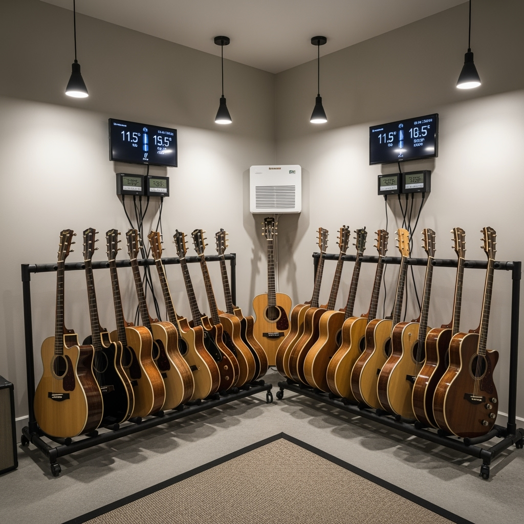 Guitar Collection Care: Expert Guide to Climate-Controlled Storage Solutions