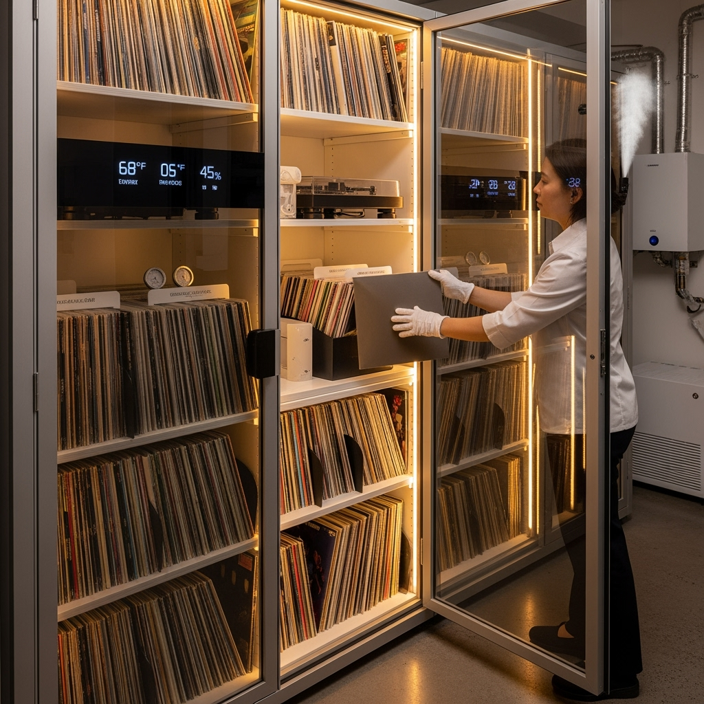 Vinyl Record Storage Excellence: Professional Guidelines for Climate-Controlled Protection