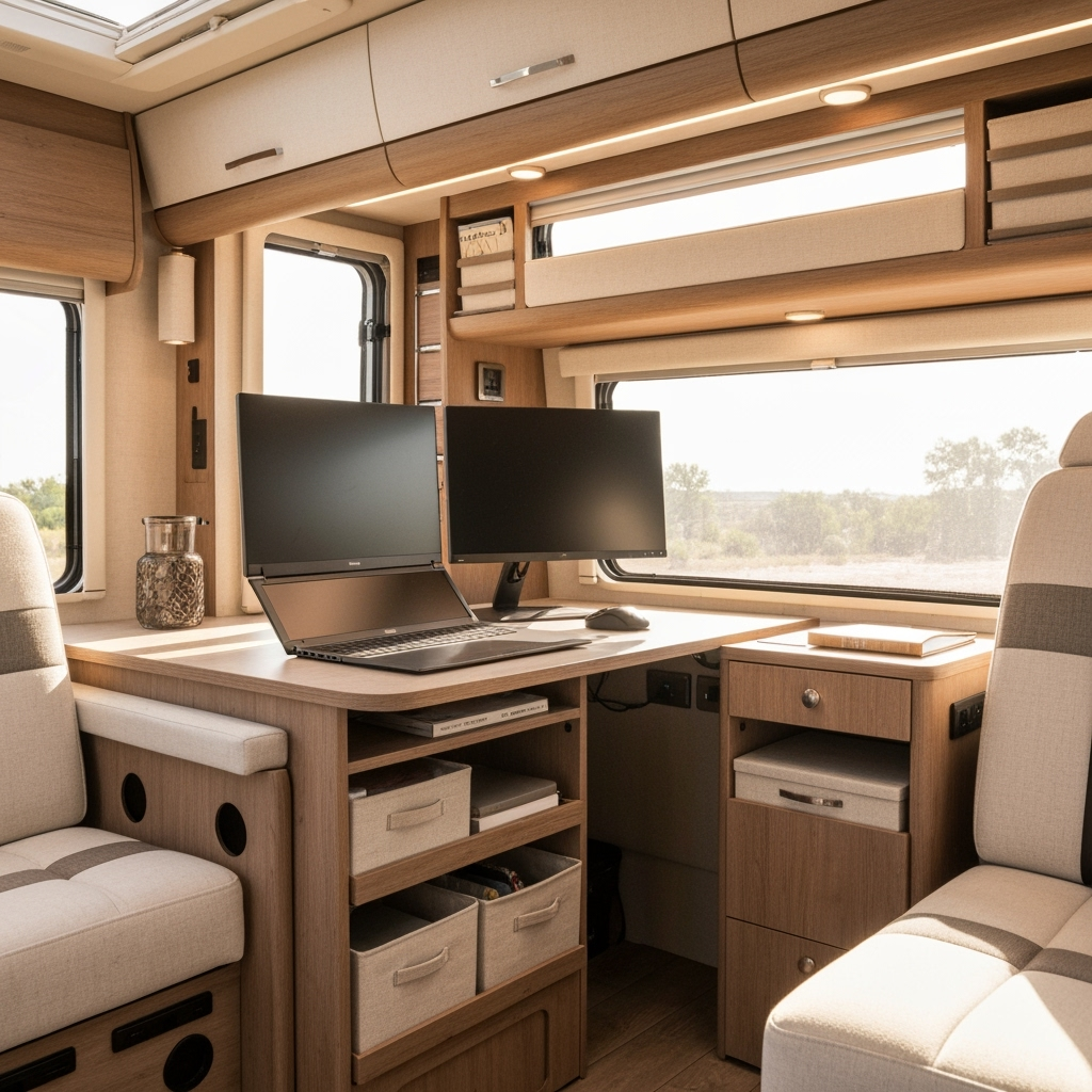 RV Office Success: Storage Solutions for the Mobile Remote Worker
