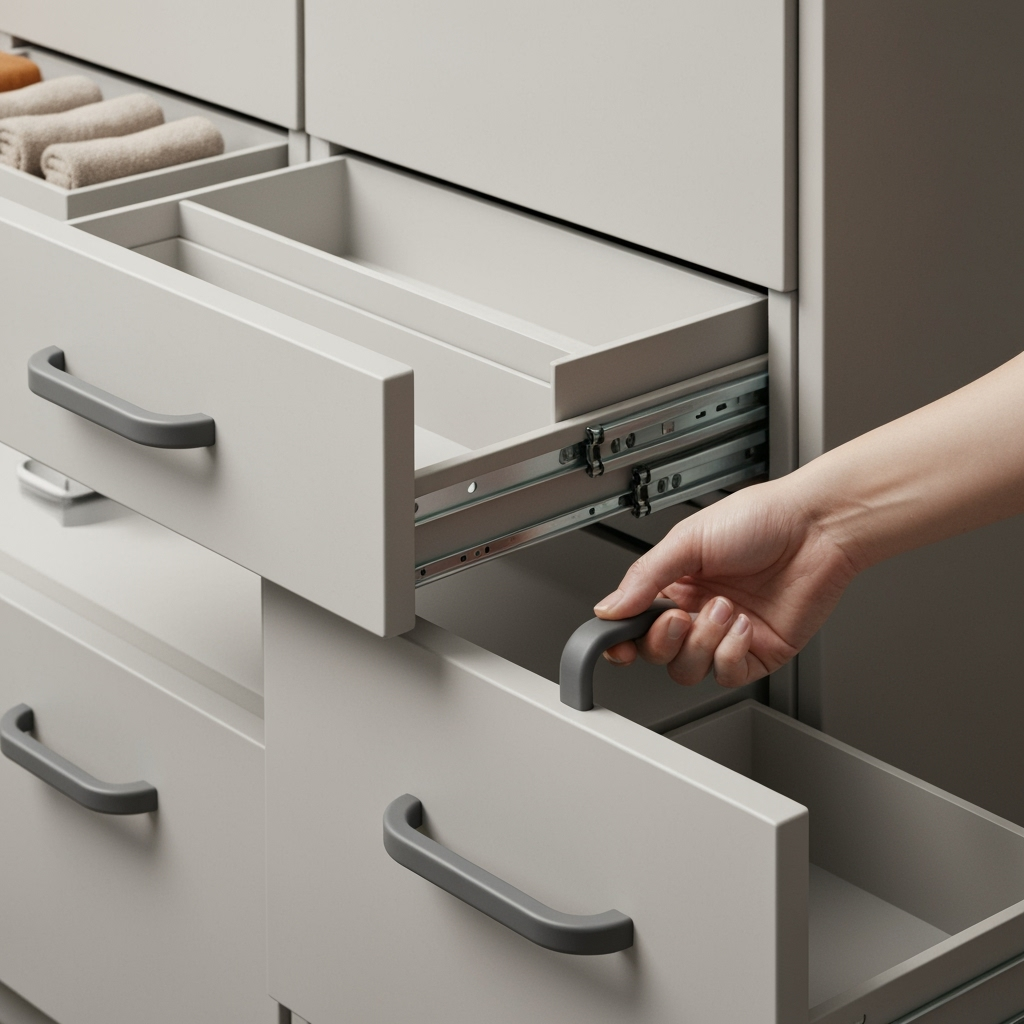 Innovative accessible storage solutions and organization systems
