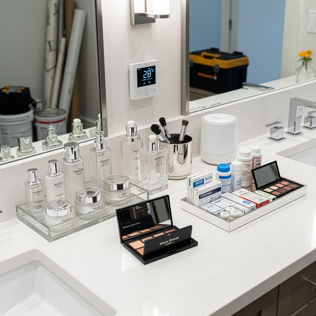 Personal Care Protection Guide: Smart Storage Solutions for Temperature-Sensitive Items During Bathroom Renovation