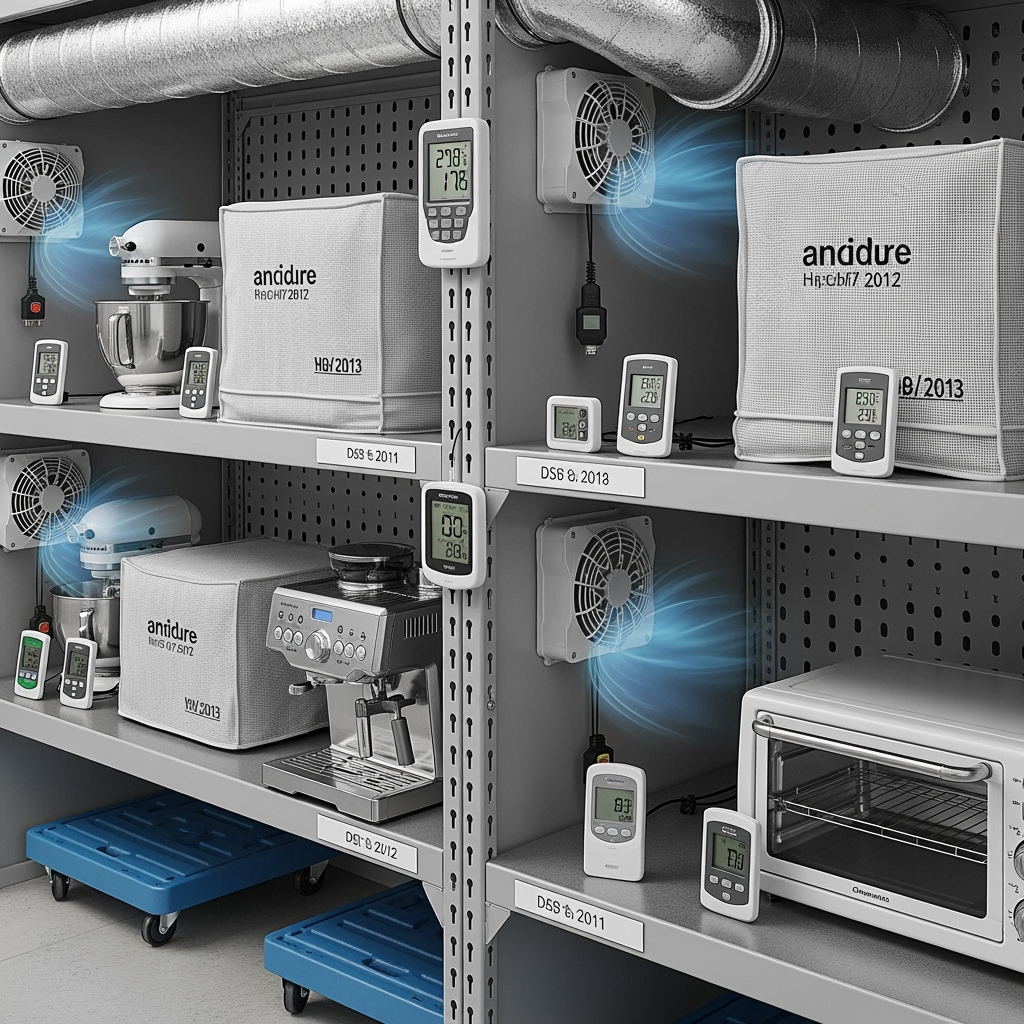 Climate control settings and protective measures for kitchen appliances