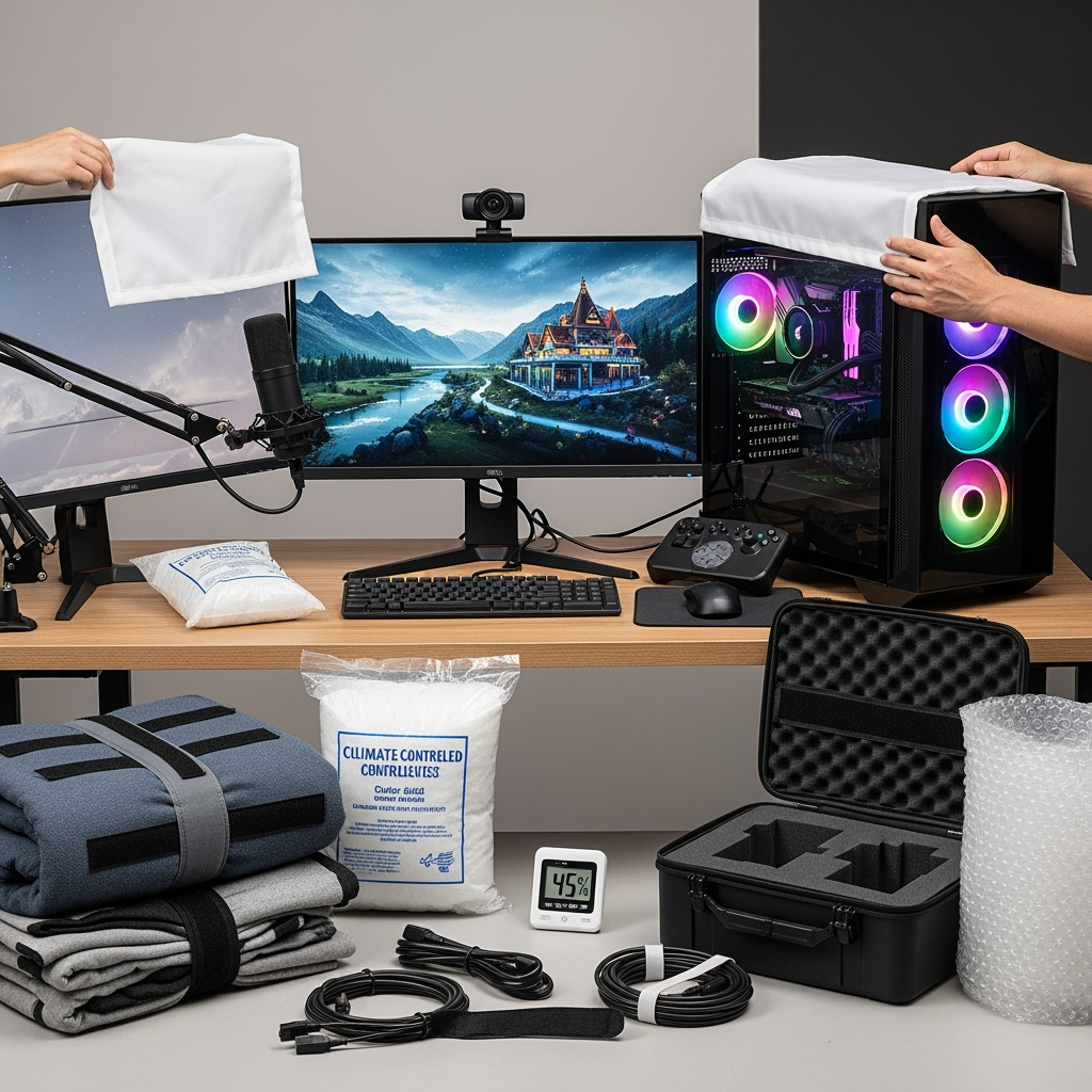 Gaming PC Protection: Expert Guide to Storing Custom Builds During Bathroom Renovation