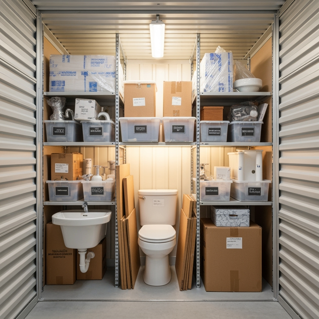 Bathroom Renovation Storage Guide: Protecting Your Investment During Remodeling
