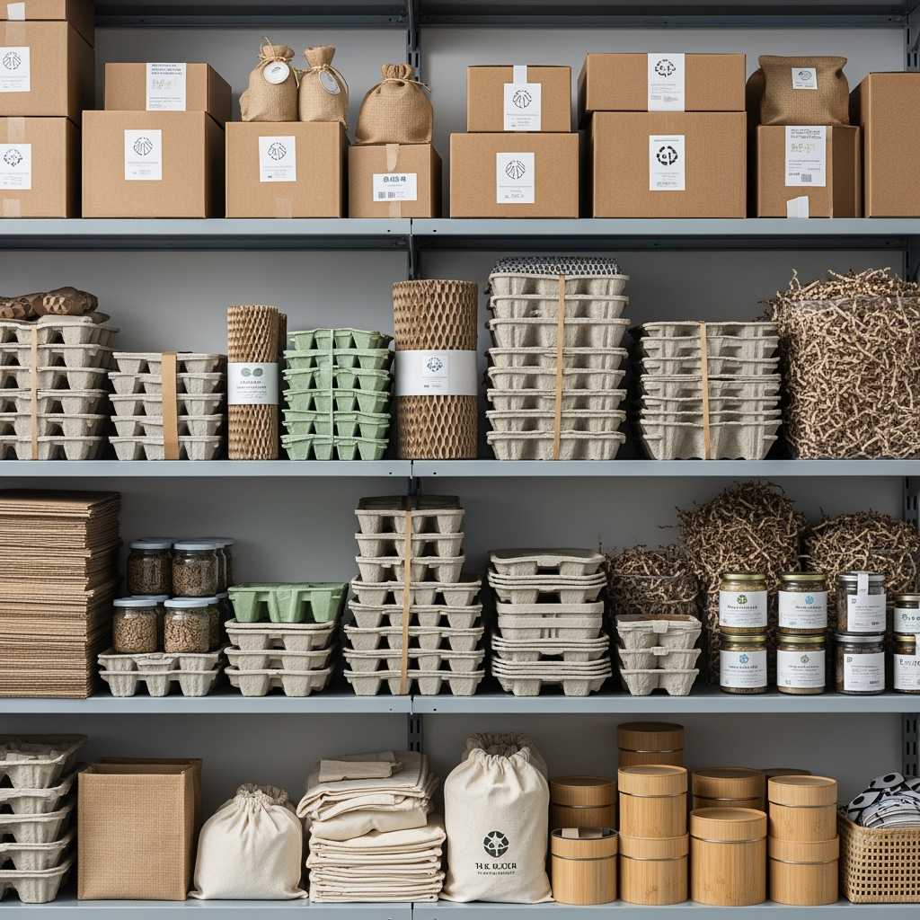 Sustainable storage organization system with eco-friendly materials