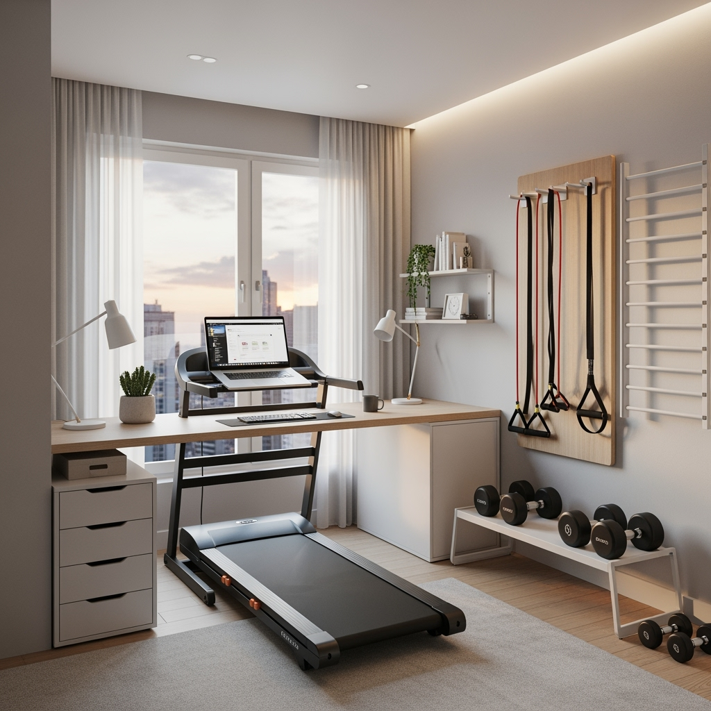 Flex Office Fitness: Storage Solutions for Integrating Exercise Equipment in Your Remote Workspace