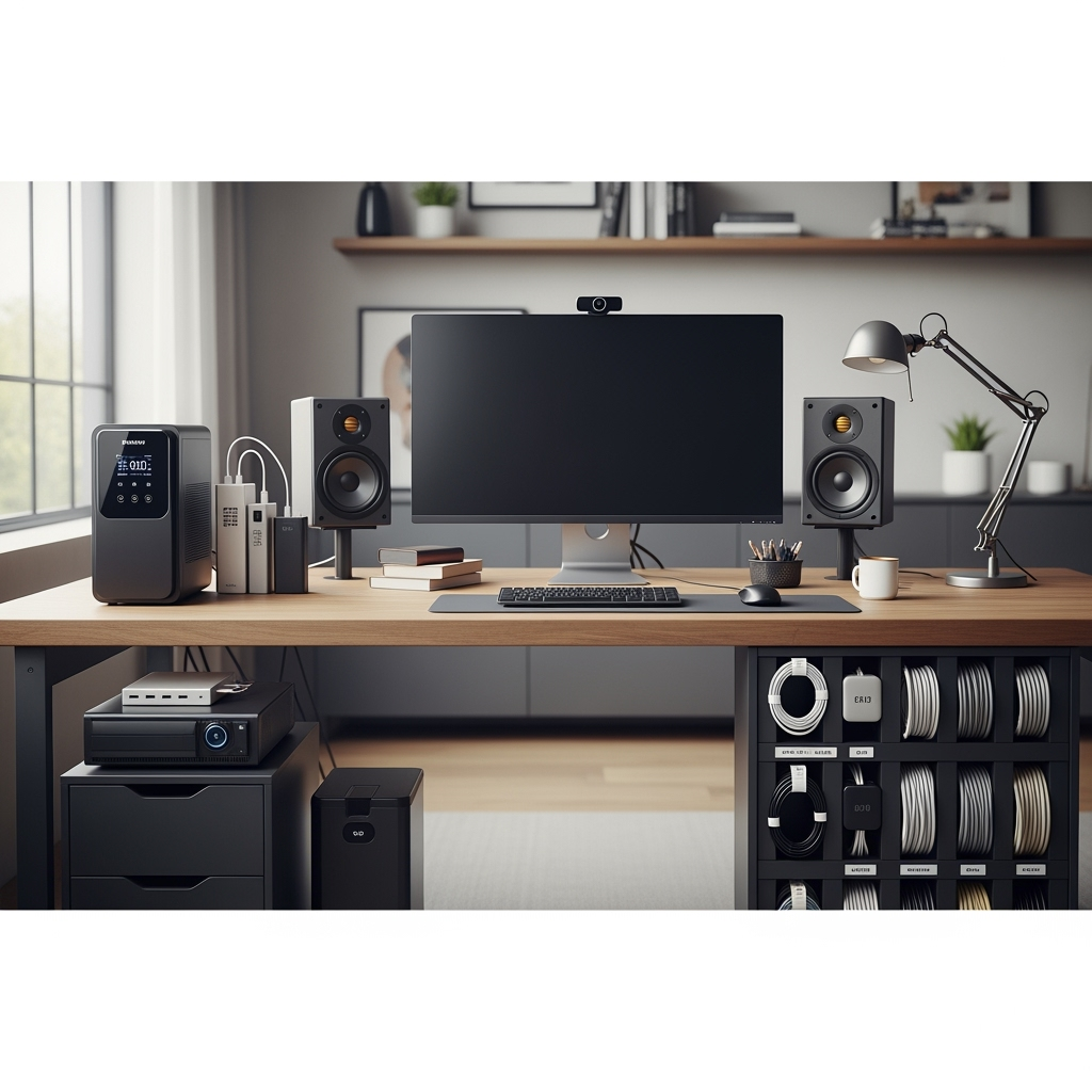 Emergency Power Hub: Creating a Resilient Remote Workspace with Smart Storage Solutions