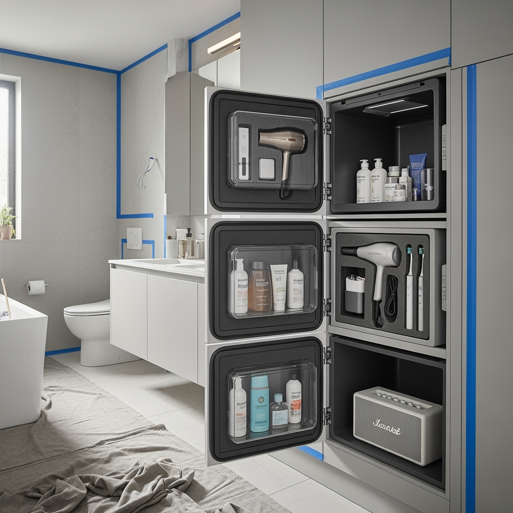 Smart Bathroom Renovation Storage: Essential Guide to Protecting Electronics and Personal Items